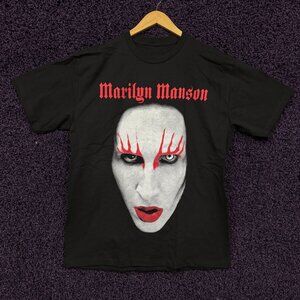 Marilyn Manson Antichrist Superstar Metal Band T-Shirt L